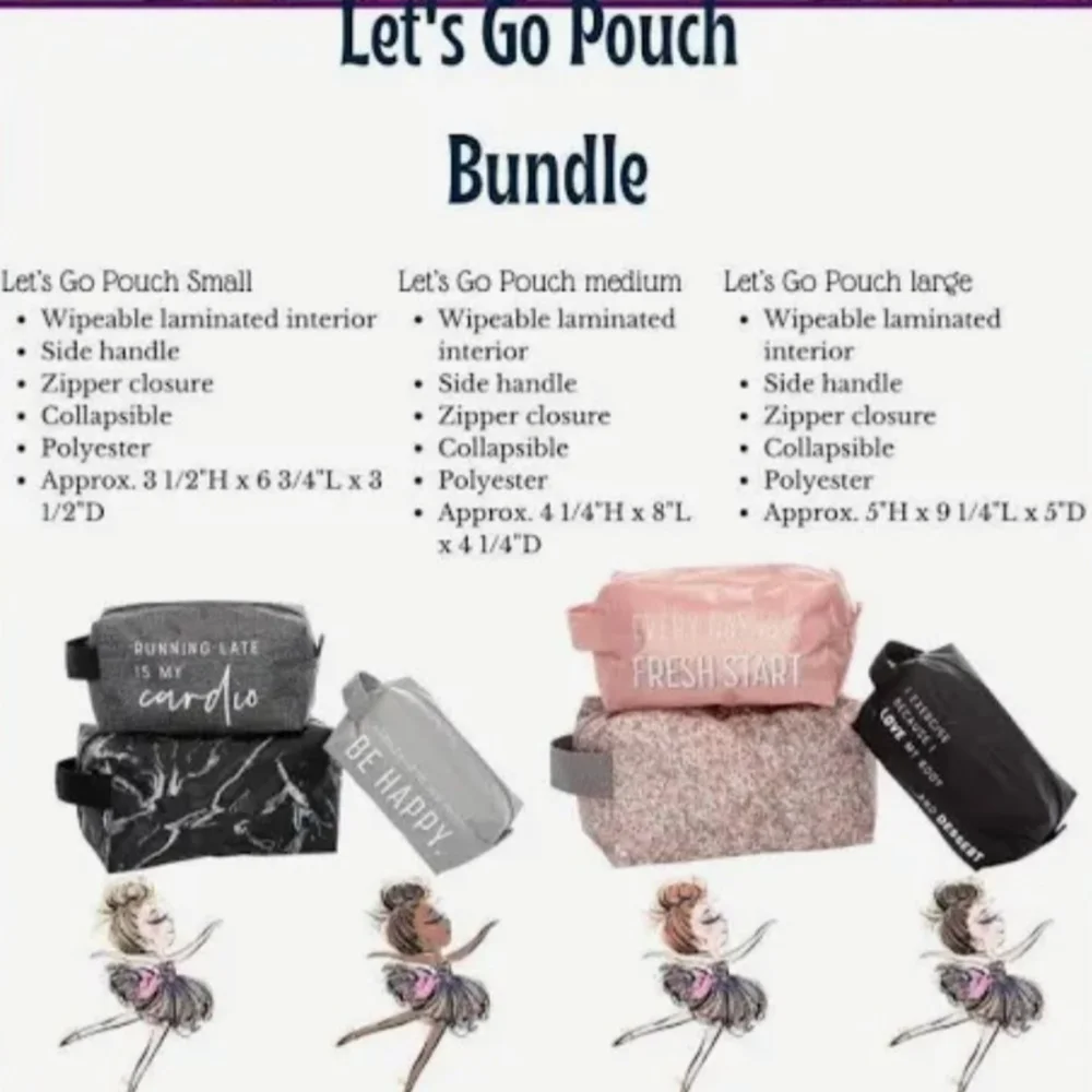 Thirty-One Let's Go Pouches